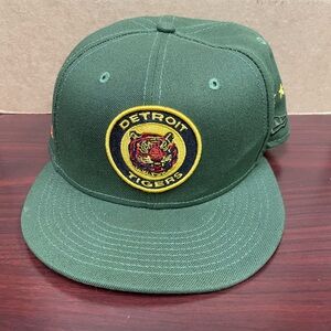 Detroit Tigers Tiger Stadium New Era SnapBack Hat Baseball Cap Hat Club  MLB